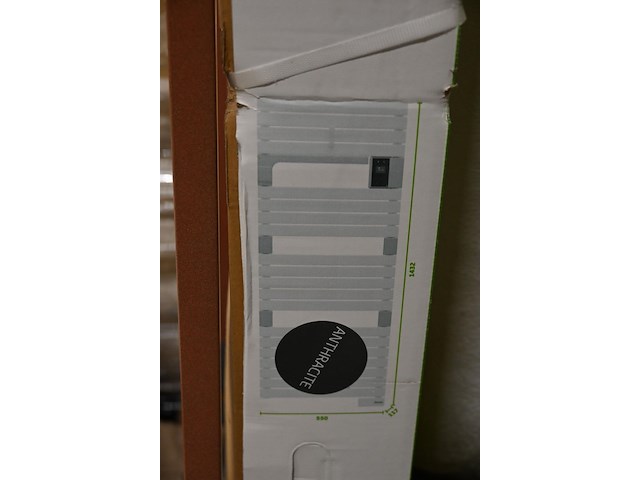 Sauter marapi elektrische handdoekradiator antraciet - afbeelding 2 van  4