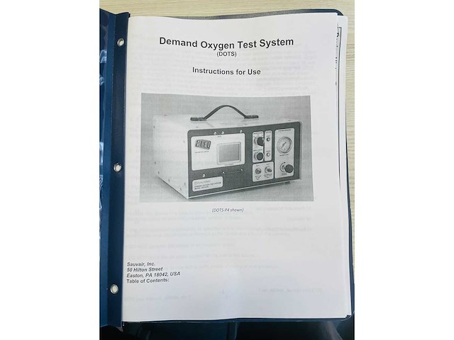 Sauvair - oxygen test system - overige medische apparatuur - afbeelding 7 van  7