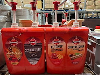 Sauzen, 4 dubbele sausdispensers - afbeelding 2 van  4