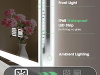 S'bagno badkamerspiegel met verlichting (1000 x 700 mm) - afbeelding 3 van  6