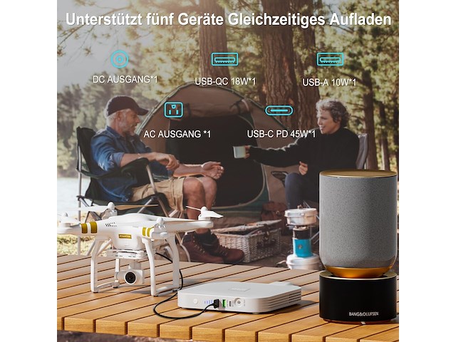 Sbaoh draagbaar powerstation 65 wh - afbeelding 3 van  6