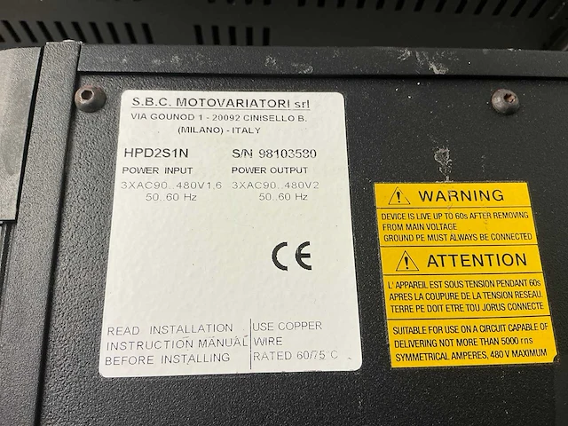 S.b.c. motovariatori hpd2s1n servoregelaar (2x) - afbeelding 4 van  5