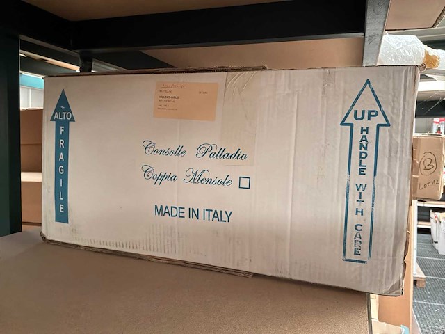 Sbordoni consolle palladio coppia mensole wastafel - afbeelding 1 van  4