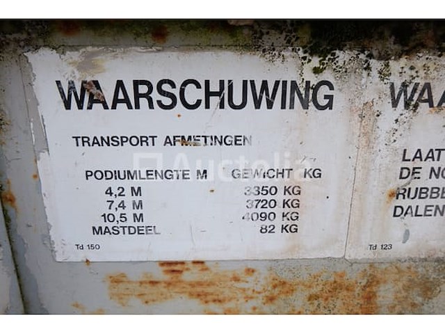 Scanclimber sc4000 sleepgevelplatform - afbeelding 4 van  23