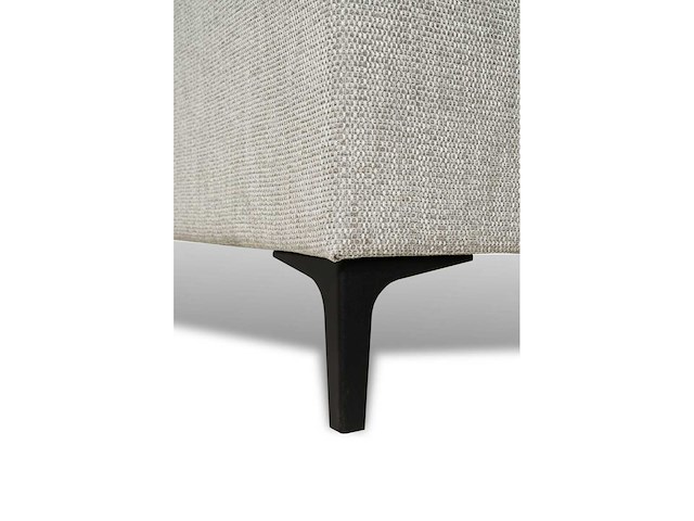 Scandinavische rechte panoramische bank - gestructureerde stof - afbeelding 5 van  8