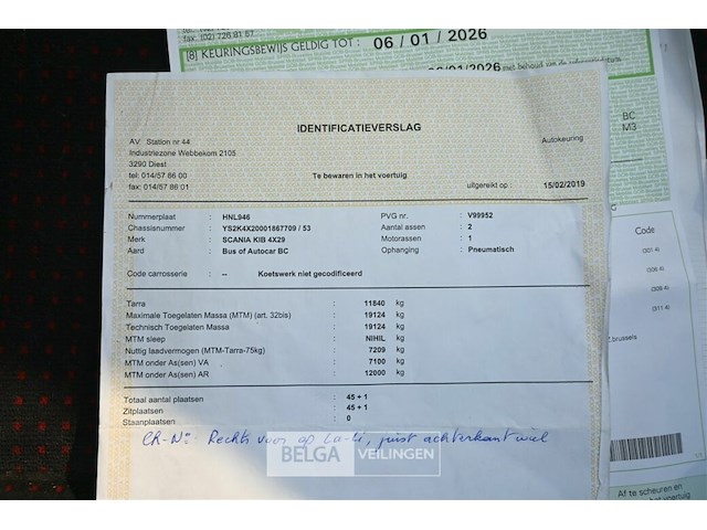 Scania autobus / touringcar - afbeelding 30 van  43