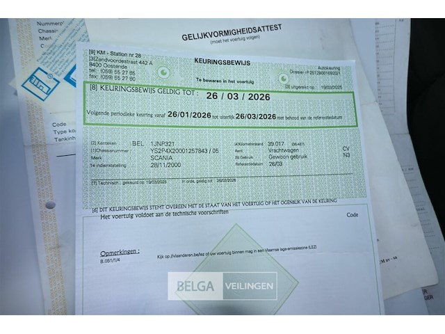 Scania brandweerwagen / vrachtwagen - afbeelding 11 van  29