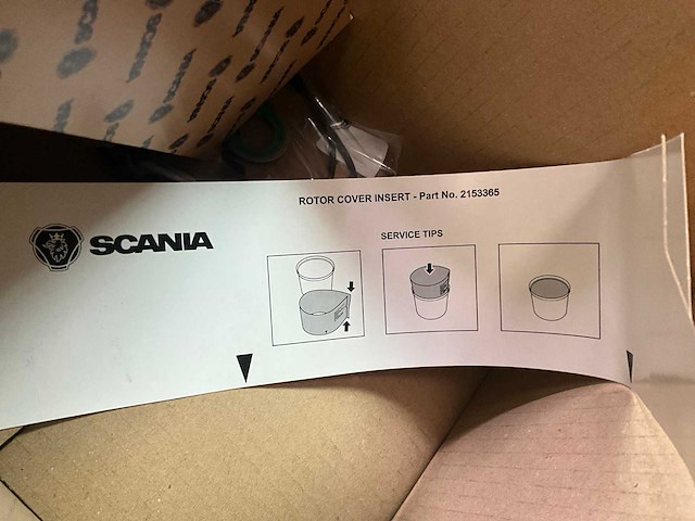 Scania filter rotor cover insert 2625884 - afbeelding 5 van  8