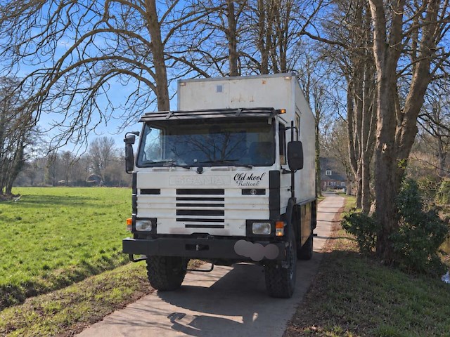 Scania p93 mk 4x4 40 expeditiecamper oldtimer - afbeelding 50 van  52