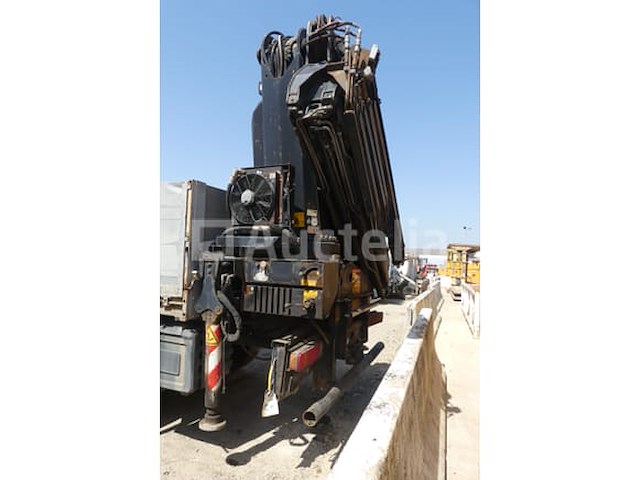 Scania prt (p380) (2008-532,638 km) zij-platte vrachtwagen met kraan)(vin: xlep6x20005199804) - afbeelding 9 van  80