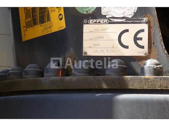 Scania prt (p380) (2008-532,638 km) zij-platte vrachtwagen met kraan)(vin: xlep6x20005199804) - afbeelding 47 van  80
