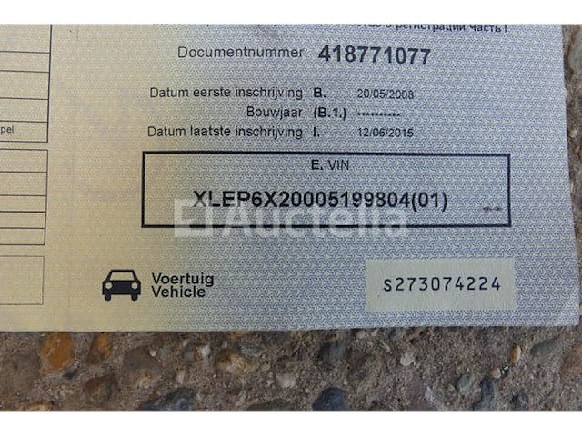 Scania prt (p380) (2008-532,638 km) zij-platte vrachtwagen met kraan)(vin: xlep6x20005199804) - afbeelding 56 van  80