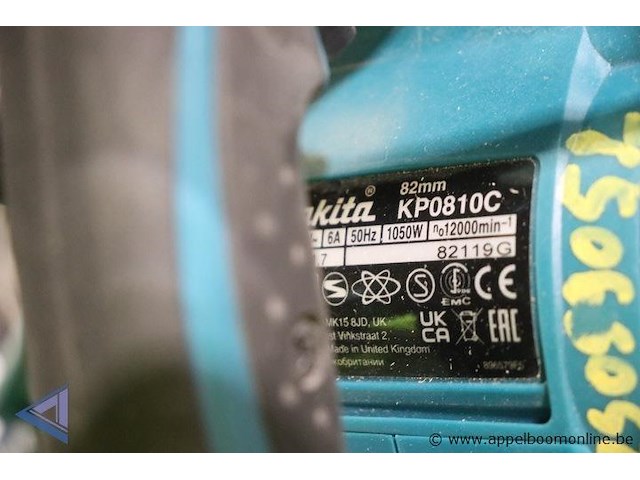 Schaafmachine - makita - kp08100c - afbeelding 3 van  3