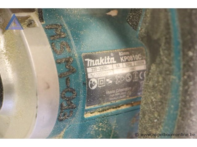 Schaafmachine - makita - kp0810ck - afbeelding 3 van  3