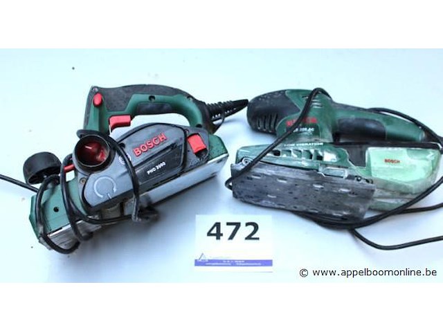 Schaafmachine bosch phd 2000 en schuurmachine bosch gs 200ac, werking niet gekend - afbeelding 1 van  3