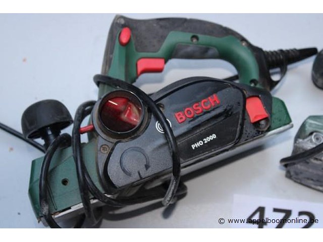 Schaafmachine bosch phd 2000 en schuurmachine bosch gs 200ac, werking niet gekend - afbeelding 2 van  3