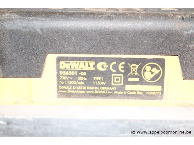 Schaafmachine dewalt d26501, 1150w - afbeelding 3 van  3