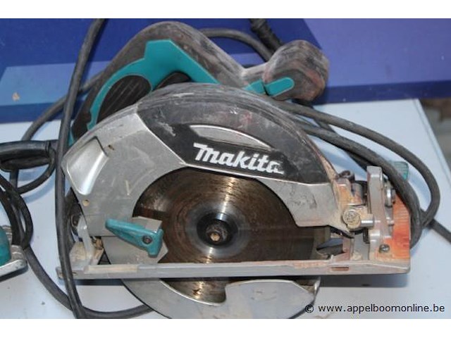 Schaafmachine, handcirkelzaag hs7101 en pneumatische schietpistool makita af505, werking niet gekend - afbeelding 3 van  5