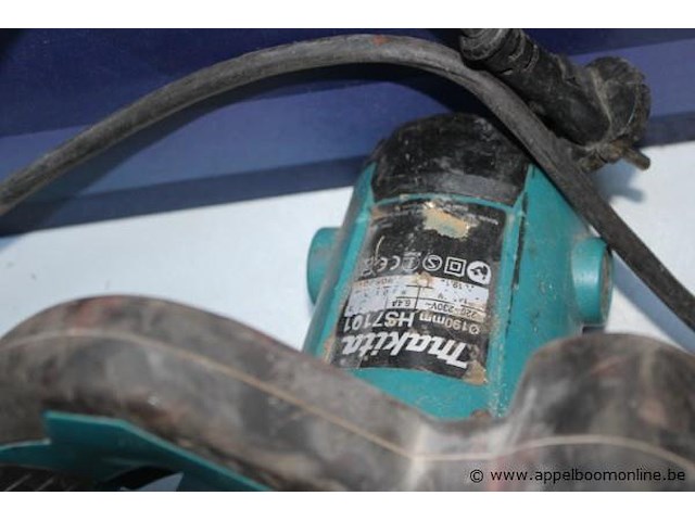 Schaafmachine, handcirkelzaag hs7101 en pneumatische schietpistool makita af505, werking niet gekend - afbeelding 4 van  5