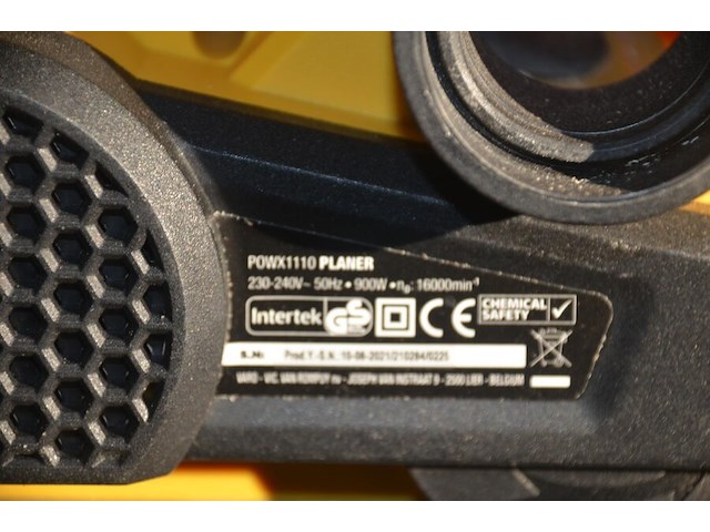 Schaafmachine powerplus powx1110 in koffer, 2 toestelkoffers bosch - afbeelding 5 van  8