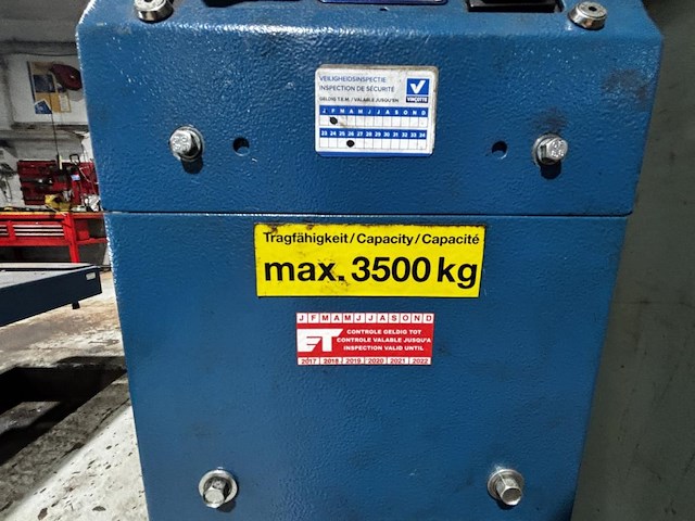 Schaarhefbrug nussbaum unilift 3500nt plus - afbeelding 5 van  14