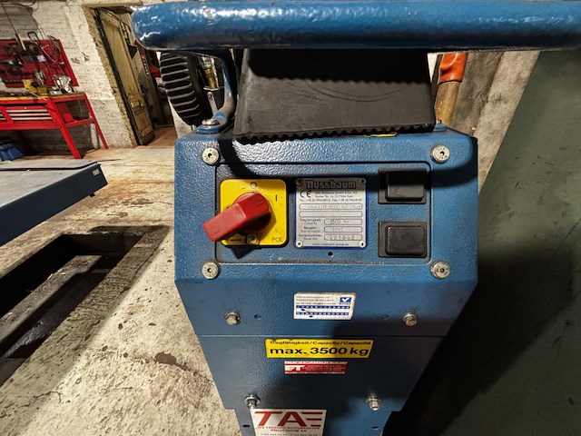 Schaarhefbrug nussbaum unilift 3500nt plus - afbeelding 6 van  14