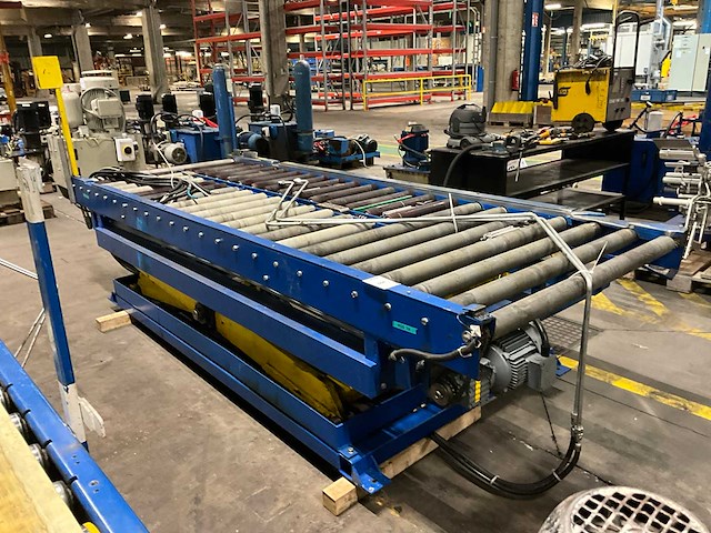 Schaarheftafel met rollenbaan - afbeelding 4 van  10