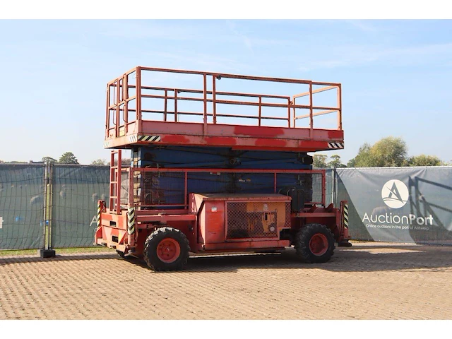 Schaarhoogwerker combistar b-195dl25-4wd/p/n diesel 35.9kw 500kg 21.5m 2002 - afbeelding 1 van  1