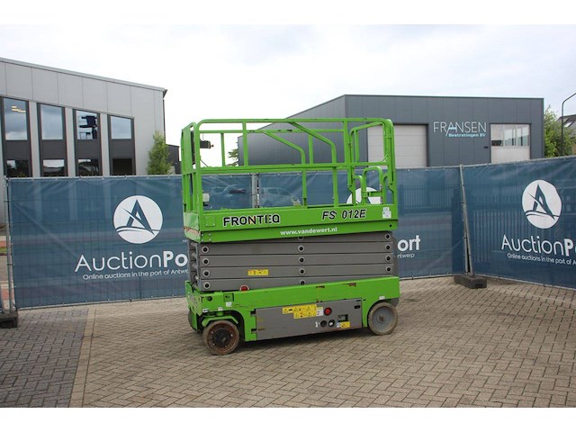 Schaarhoogwerker fronteq fs1012e elektrisch 320kg 11.8m 2020 - afbeelding 1 van  1
