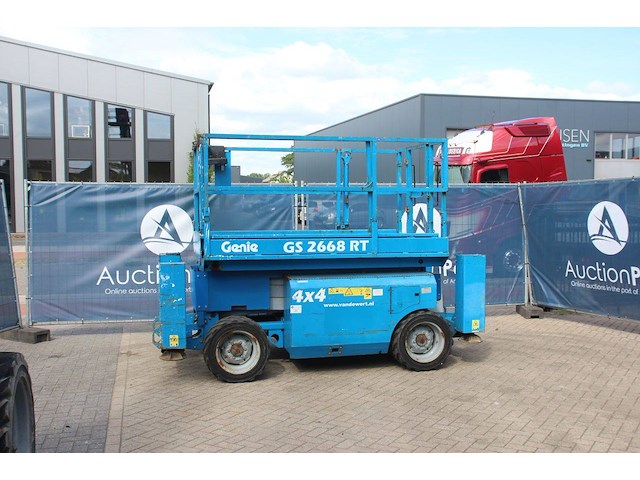 Schaarhoogwerker genie gs2668rt diesel 10m 2008 - afbeelding 1 van  1