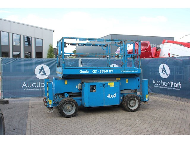 Schaarhoogwerker genie gs3369rt 4x4 diesel 12m 2014 - afbeelding 1 van  1
