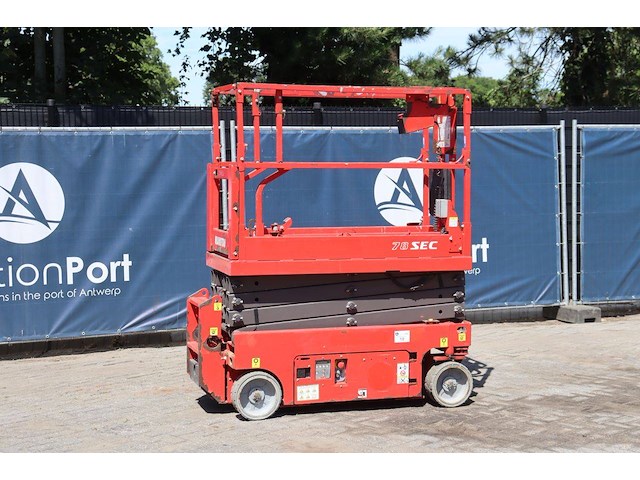 Schaarhoogwerker manitou 78 sec-2 elektrisch 227kg 7.8m 2017 - afbeelding 1 van  1