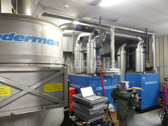 Schaarlift, centrifuge, zuiging