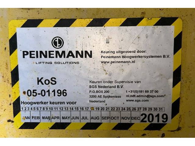 Schaarlift iteco 7.5m werkhoogte - afbeelding 11 van  11