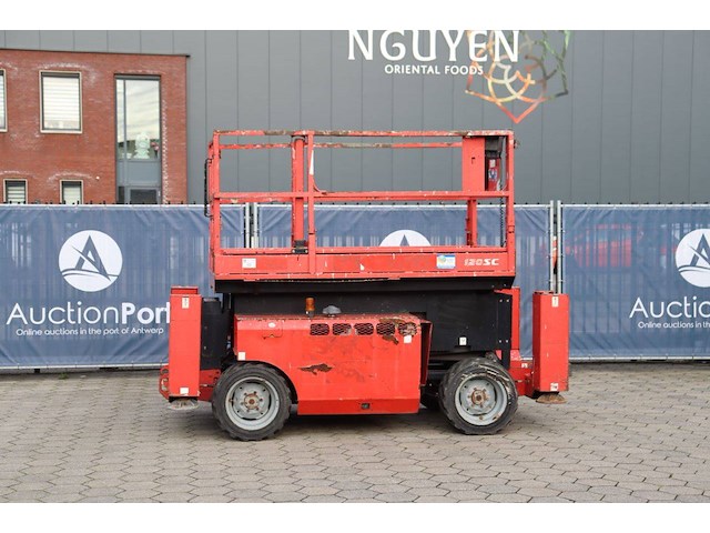 Schaarlift manitou 120sc diesel 11.96m 2010 - afbeelding 1 van  1