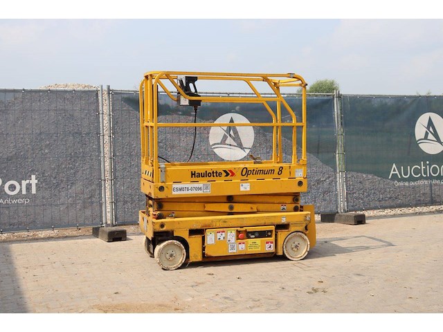 Schaarlift pinguely-haulotte optimum 8 elektrisch 230kg 7.8m 2005 - afbeelding 1 van  1