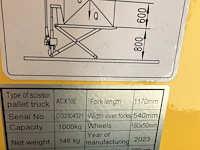 Schaartranspallet 1000kg - afbeelding 4 van  4
