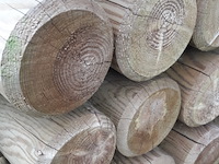 Schaduwdoek 3x3 op palen - afbeelding 4 van  5