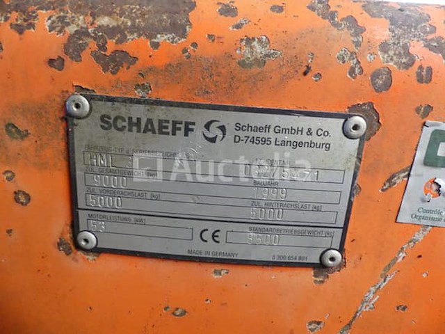 Schaeff hml31 wielgraafmachine - afbeelding 15 van  37