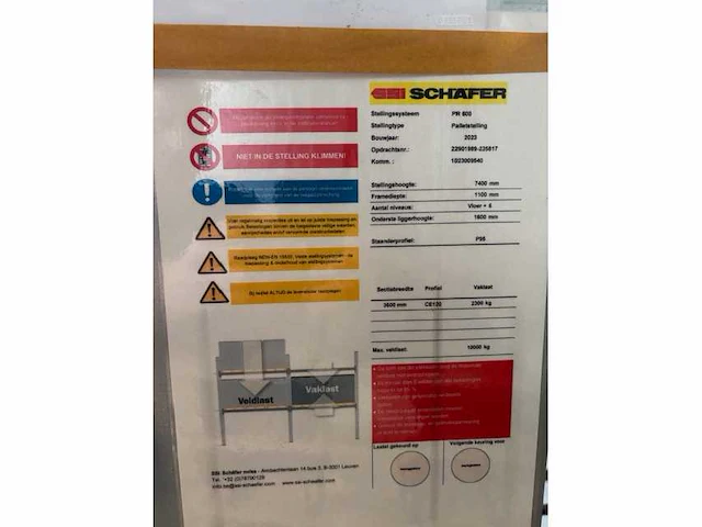 Schaeffer palletstelling - afbeelding 5 van  7