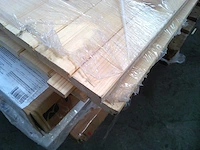 Scharnierende garagedeur in voor 2 bladen handgeschakeld h.200 x w.240 cm - afbeelding 2 van  6