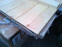 Scharnierende garagedeur in voor 2 bladen handgeschakeld h.200 x w.240 cm - afbeelding 4 van  6