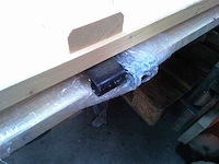 Scharnierende garagedeur in voor 2 bladen handgeschakeld h.200 x w.240 cm - afbeelding 5 van  6