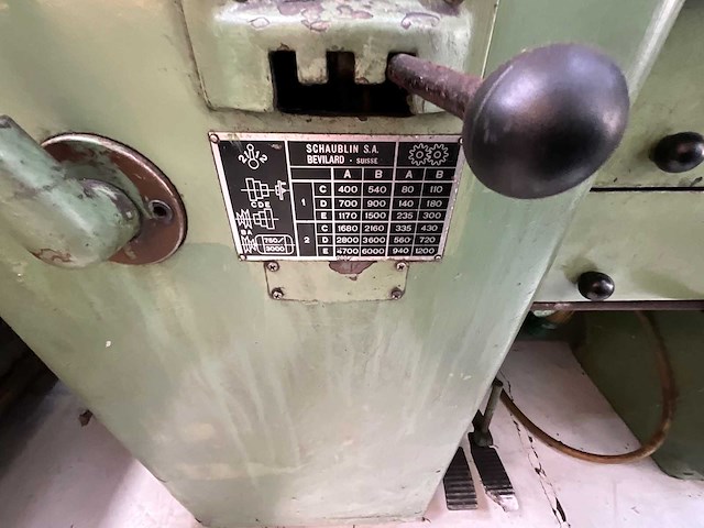 Schaublin - 1965 - 102-80 - universele draaibank - afbeelding 3 van  5