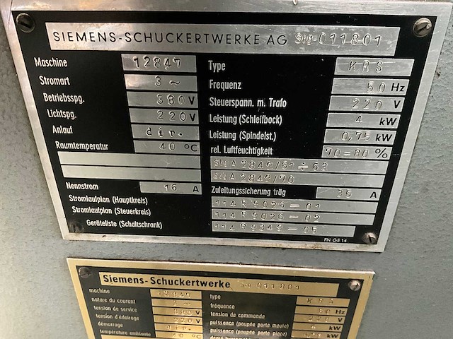 Schaudt - krs - rondslijpmachine - afbeelding 8 van  8