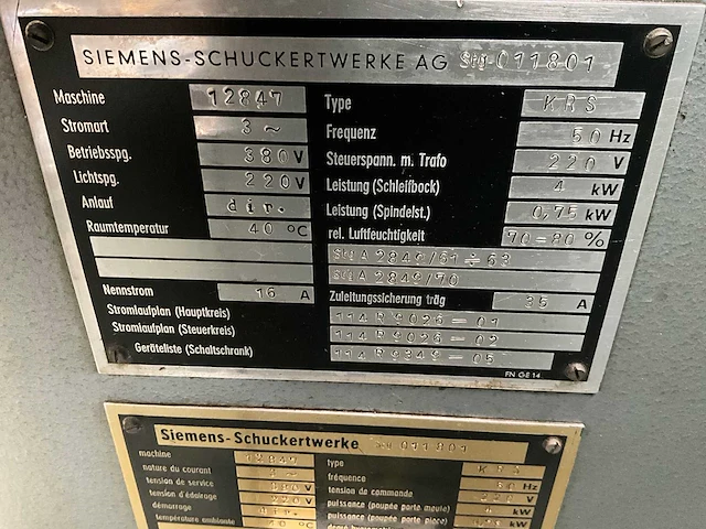 Schaudt - krs - rondslijpmachine - afbeelding 8 van  8