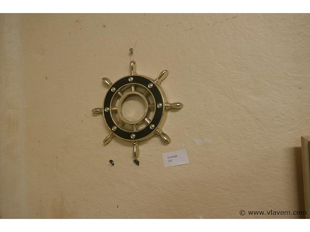 Scheepsroer in metaal - afbeelding 1 van  1