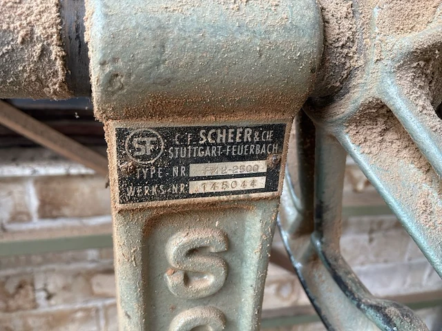 Scheer fm 2 2500 fineerzaagmachine - afbeelding 6 van  6