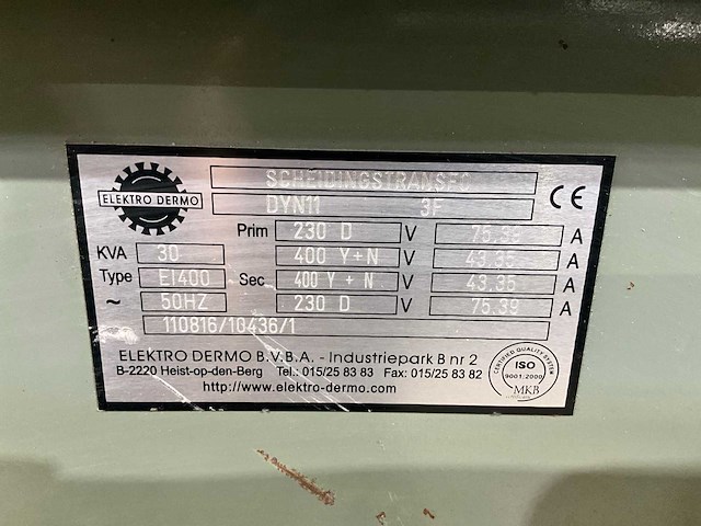 Scheidingstransformator - afbeelding 3 van  3