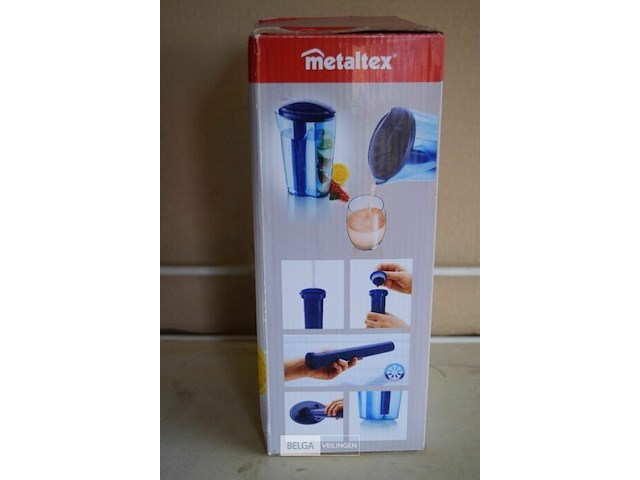 Schenkkan met thee/ groente/ fruit filter 2l - afbeelding 2 van  2